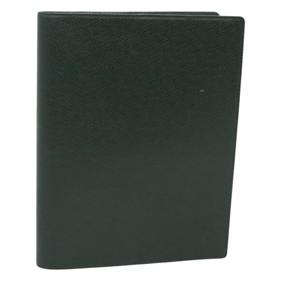 LOUIS VUITTON Taiga Agenda Bureau Day Planner Cover Epicea R20407 Auth bs24983 - Picture 1 of 16